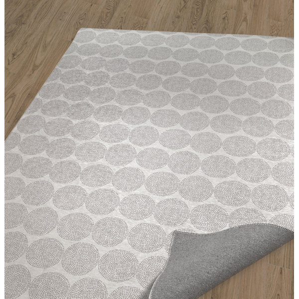 Corrigan Studio® Strunk Geometric Gray/White Area Rug Wayfair